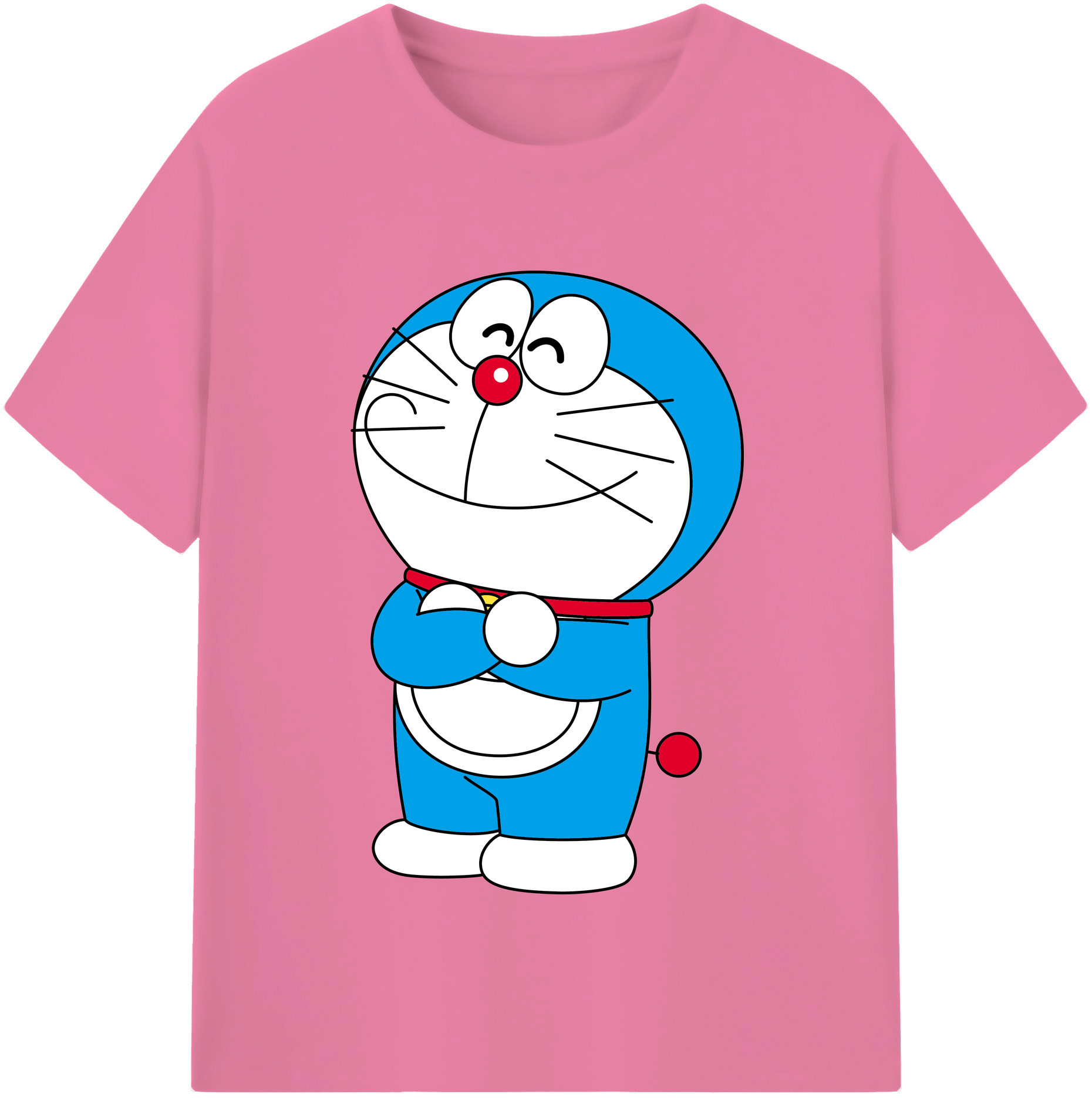 （画像用） ドラえもん Doraemon 綿100％半袖Tシャツ（フロントプリント）